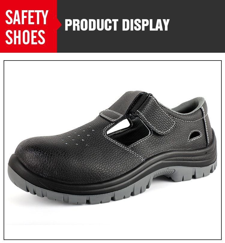 Breathable sandals and safety shoes